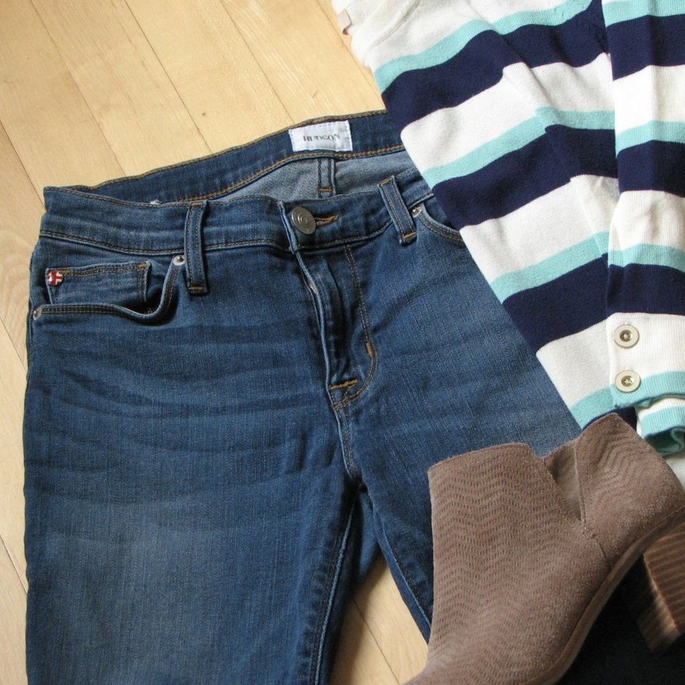 Hudson Jeans Krista Ankle Super Skinny Womens 27